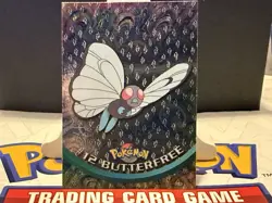 1999 Butterfree #12 Topps Holo Foil TV Animation Pokemon Card - Image 2