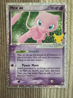 Mew EX 88/92 Ultra Rare Holo Pokemon Card Celebrations 25th Anniversary NM - Image 1