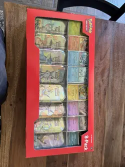 Pokemon TCG Scarlet & Violet Prismatic Evolutions Mini Tins Sealed, 8-Card - Image 1