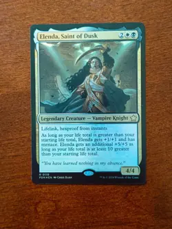 MTG Elenda, Saint of Dusk Foundations Card #0119 Foil Rare - Image 1