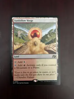 Sunbillow Verge Aetherdrift Regular Card Condition NM MTG - Image 1