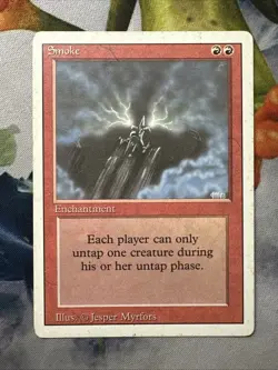 1x Smoke- Revised Edition- MP- Mtg Magic The Gathering Card - Image 1