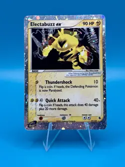 Pokemon TCG 2003 Electabuzz EX Ruby & Sapphire Holo Ultra Rare Card 97/109 MP - Image 1