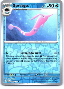 Gorebyss 056/182 Rare Destined Rivals Pokemon Reverse Holo Near Mint - Image 1