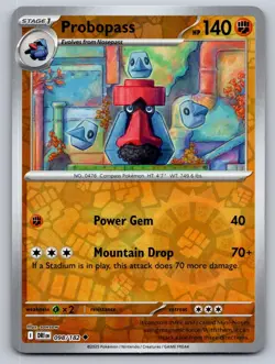 Probopass 098/182 Uncommon Destined Rivals Pokemon Reverse Holo Near Mint - Image 1