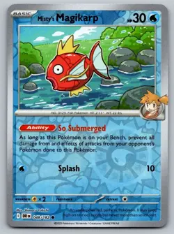 Misty's Magikarp 048/182 Common Destined Rivals Pokemon Reverse Holo Near Mint - Image 1