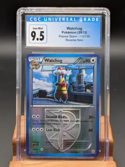 2013 Pokemon Plasma Storm Watchog Reverse Holo #112 CGC Gem Mint 9.5/10 - Image 1
