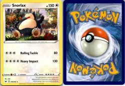 Snorlax 140/202 Rare Sword & Shield Pokemon Near Mint - Image 1