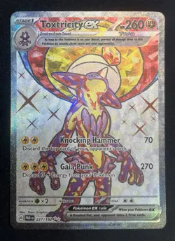 Pokemon TCG Toxtricity EX Paradox Rift PAR EN 227/182 - Image 1