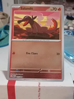 SALANDIT 015/088 POKEMON PERFECT ORDER ME03 REVERSE HOLO - Image 1