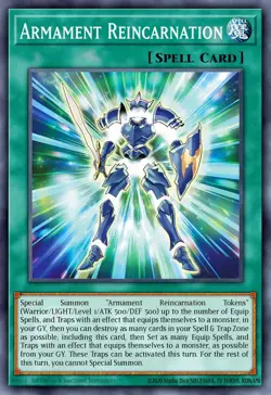 Yugioh! Armament Reincarnation BLGG-EN027 Battles of Legend: Glorious PREORDER - Image 1