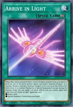Yugioh! Arrive in Light BLGG-EN119 Battles of Legend: Glorious Gallery PREORDER - Image 1