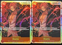 Shanks OP09-004 Parallel Wanted SR One Piece CCG Emperors in the New World Foil - Image 1