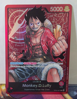 Monkey.D.Luffy (001) ST01-001 Starter Deck 1: Straw Hat Crew Foil - Image 1