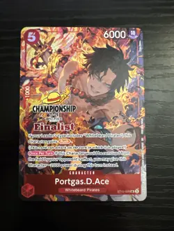 ONE PIECE TCG PORTGAS .D. ACE FINALIST CHAMPIONSHIP 2025-26 ST15-005 - Image 1
