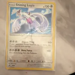 Shining Lugia SM82 Black Star Promo Holo Pokemon TCG Card English 130 HP - Image 1