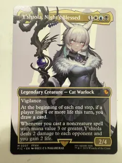 Y'shtola, Night's Blessed (Borderless) Commander: Final Fantasy Non-Foil MTG - Image 1