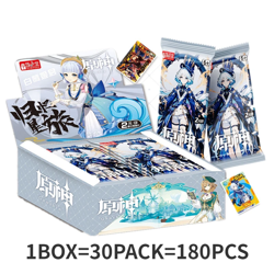Genshin Impact Trading Card Game Booster Box New Factory Sealed Wave 4 - Image 1