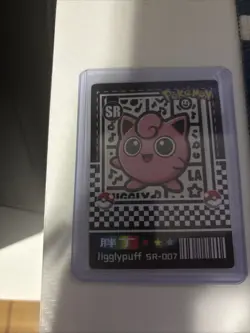 Pokemon Mengka 2.0 - Jigglypuff SR-007 Canvas Card - Chinese Non TCG Mengka v2 - Image 1