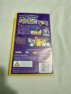 Pokemon the First Movie Mewtwo vs Mew 2000 VHS Sealed with Mewtwo Promo TCG Card - Image 2