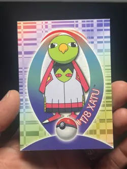2001 Pokemon TV Animation Johto Series 1 Sticker Chase Card #178 Xatu 23 Of 62 - Image 1