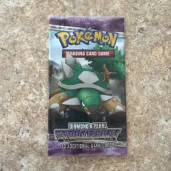 Pokemon Diamond & Pearl Stormfront Pack Wrapper Torterra EMPTY NO CARDS - Image 1