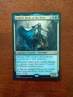 FOIL - MTG - Lathril, Blade of the Elves #242 - Foundations - Image 1