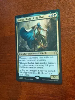 FOIL - MTG - Lathril, Blade of the Elves #242 - Foundations - Image 2