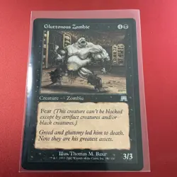 MTG Magic the Gathering Gluttonous Zombie (151/350) Onslaught - Image 1
