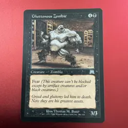 MTG Magic the Gathering Gluttonous Zombie (151/350) Onslaught - Image 2