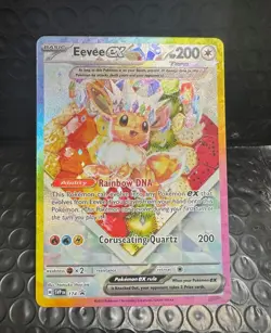 Eevee ex 174 SV Black Star Promo Card Prismatic Evolutions Pokemon TCG - Image 1