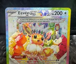 Eevee ex 174 SV Black Star Promo Card Prismatic Evolutions Pokemon TCG - Image 2
