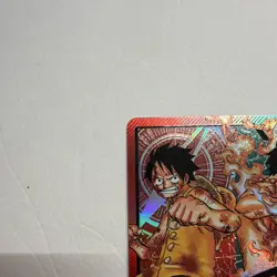 Bandai One Piece Card Game Luffy & Ace Leader ST30-001 Holo English. IN HAND - Image 2