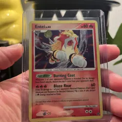 Pokemon Entei Holo Rare TCG Card Secret Wonders 4/132 - Image 2