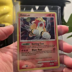 Pokemon Entei Holo Rare TCG Card Secret Wonders 4/132 - Image 3