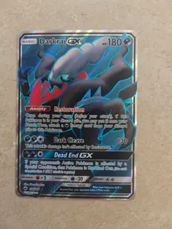 Darkrai GX Pokemon TCG Card 139/147 Sm-Burning Shadows Full Art Holo Ultra Rare - Image 1