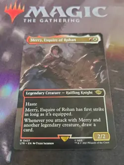 Mtg. Merry, Esquire of Rohan. Borderless. The Lord of the Rings. Nm - Image 1