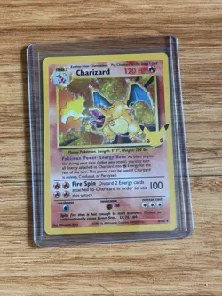 Pokemon TCG Charizard Celebrations Holo Card 4/102 Mint/Near Mint Condition - Image 1