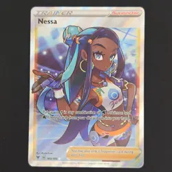 Pokemon TCG Card Nessa 183/185 Vivid Voltage Ultra Rare Full Art - NM - Image 1