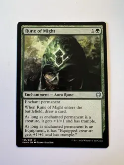 Rune of Might - MTG Kaldheim - NM - Image 1