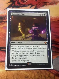 MTG Demonic Pact ** Foundations ** English (NM) - Image 1