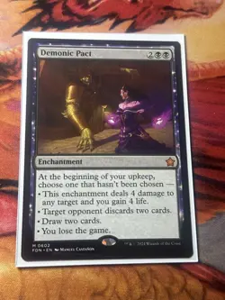 MTG Demonic Pact ** Foundations ** English (NM) - Image 2