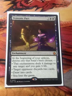 MTG Demonic Pact ** Foundations ** English (NM) - Image 5