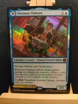 Norman Osborn / Green Goblin FOIL - Marvel's Spider-Man - Mythic - NM - MTG - Image 1