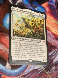 MTG Beza, the Bounding Spring Bloomburrow Mythic Rare MTG Mint - Image 3