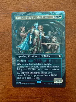 MTG Lathril, Blade of the Elves Borderless - Foundations #349 - Image 1