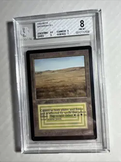 MTG BETA Beta Savannah BGS 8 NM-MT (9.5 centering, 9 corners, edges) 1993 - Image 1