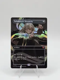 Talisman of Hierarchy (Borderless) Commander: Secrets of Strixhaven Foil NM - Image 1