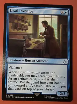 MAGIC, MTG: LOYAL INVENTOR/ACR /UNCOMMON #0021/ NM, REGULAR FINISH - Image 1