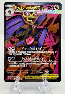 Pokemon TCG Mega Dragalge ex 104/86 Chaos Rising Full Art Pokemon NM 🔥📈 - Image 1